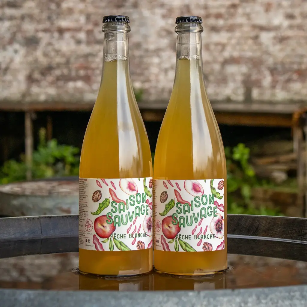Saison Sauvage Pêche Blanche 2025 - 75 cl
